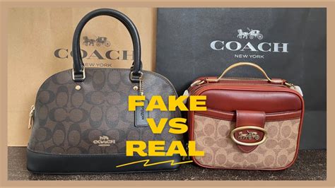 coach bag authentic vs fake|authentic coach handbags.